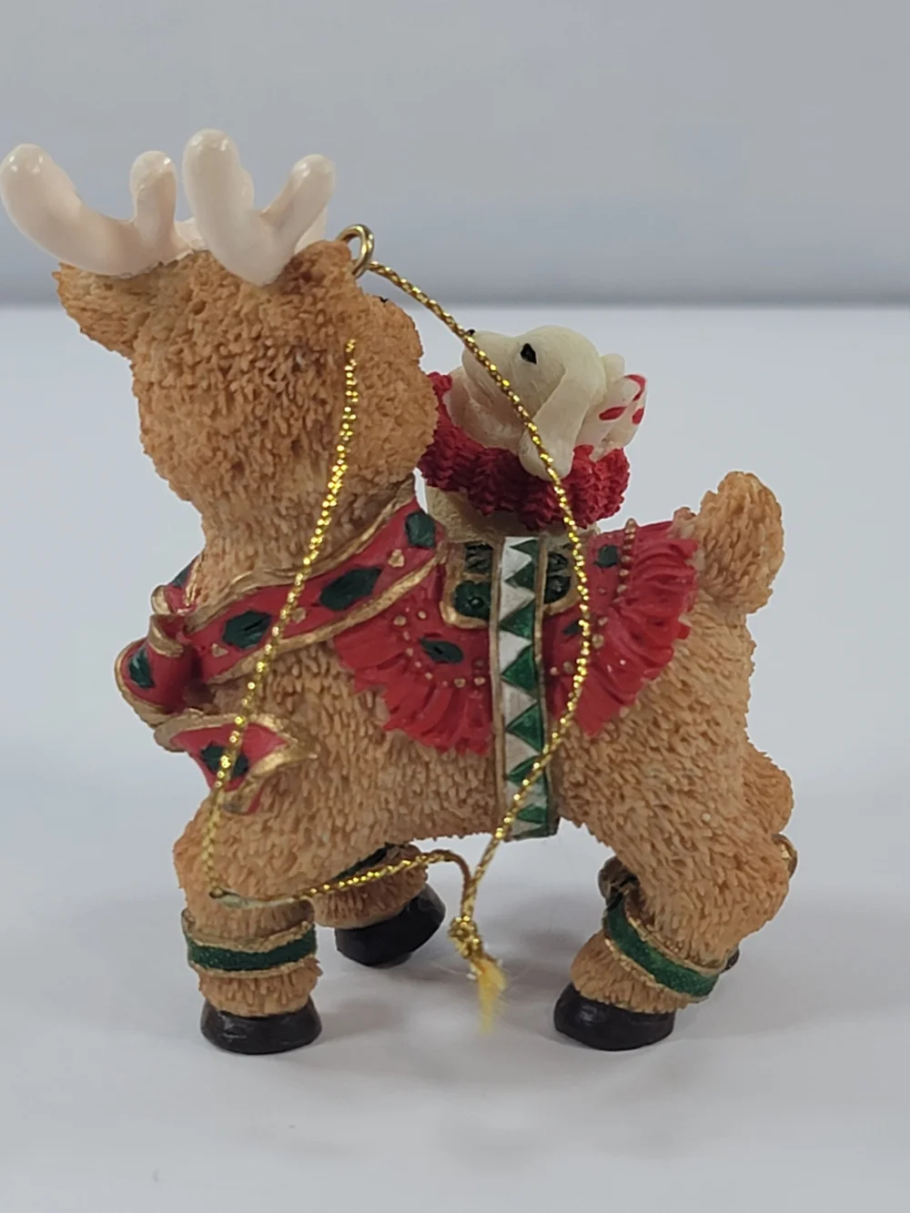 Kirkland Signature Collectible Gift Ornament Reindeer With Stocking